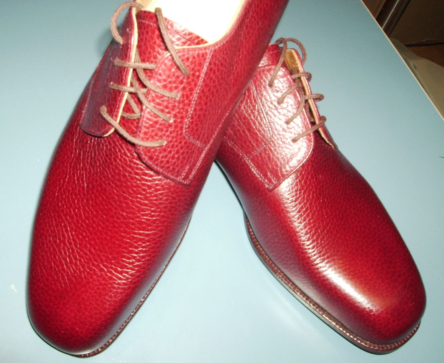 Wist Massschuhe rot Leder