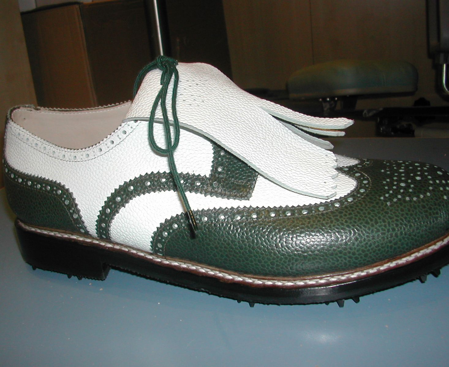 Wist Massschuhe schwarz weiß Leder