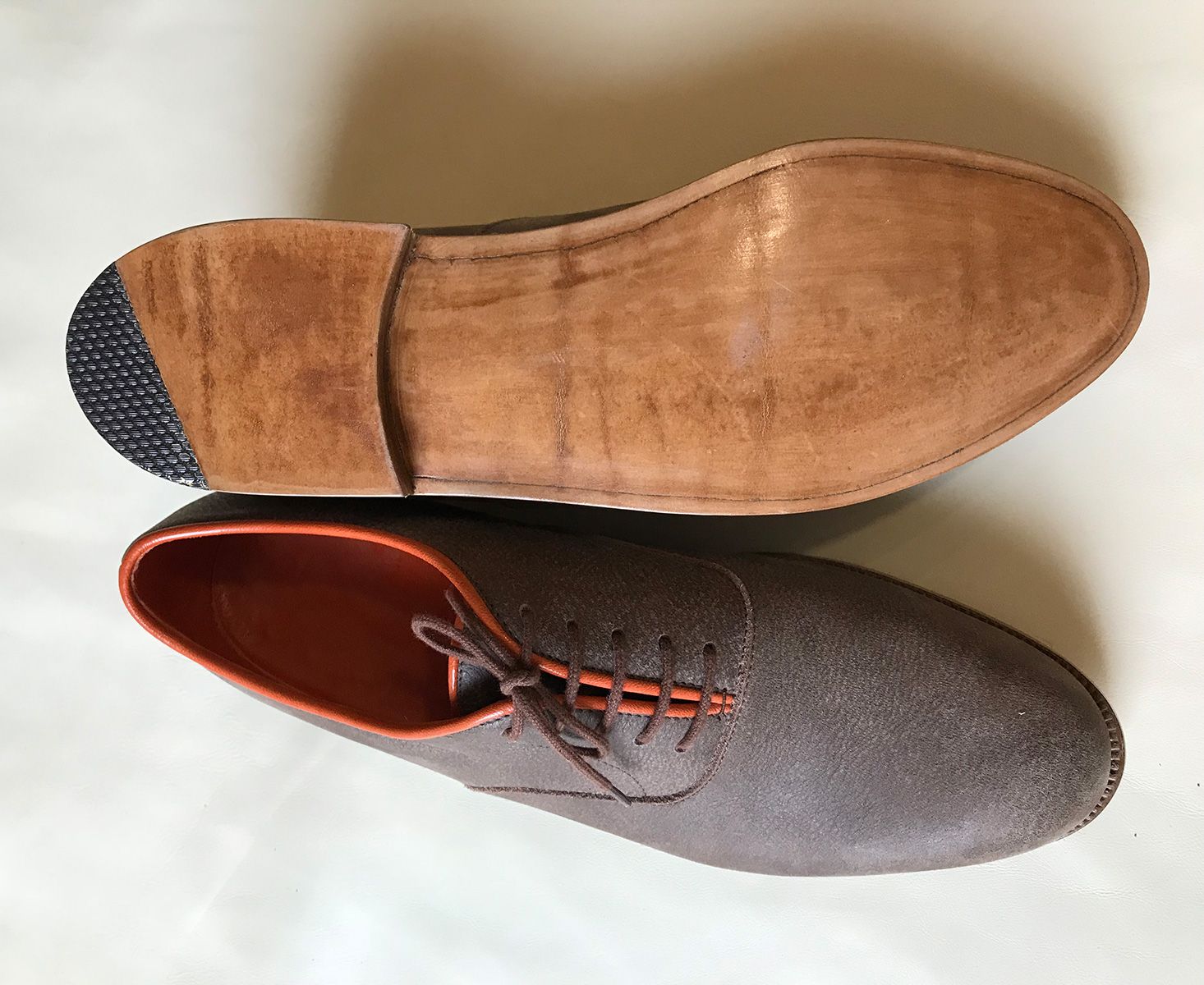 Wist Massschuhe grau Leder